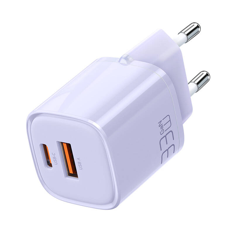 Punjač GaN 33W Mcdodo CH-0155 USB-C, USB-A (ljubičasti)