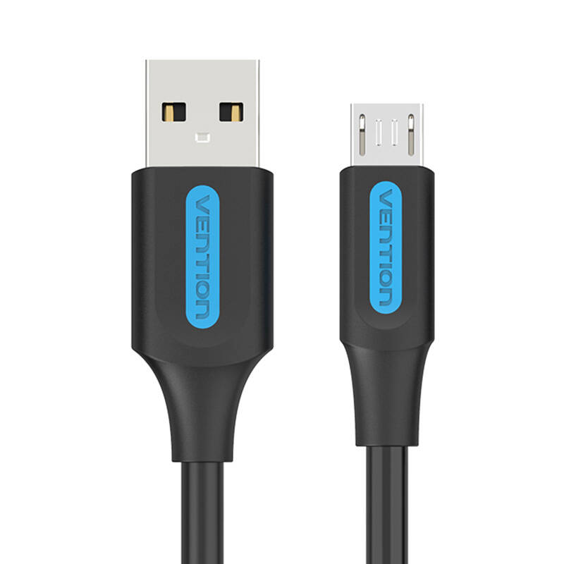 USB 2.0 A na Micro-B 3A kabel 2m Vention COLBH crni