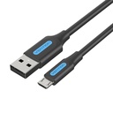 USB 2.0 A na Micro-B 3A kabel 2m Vention COLBH crni