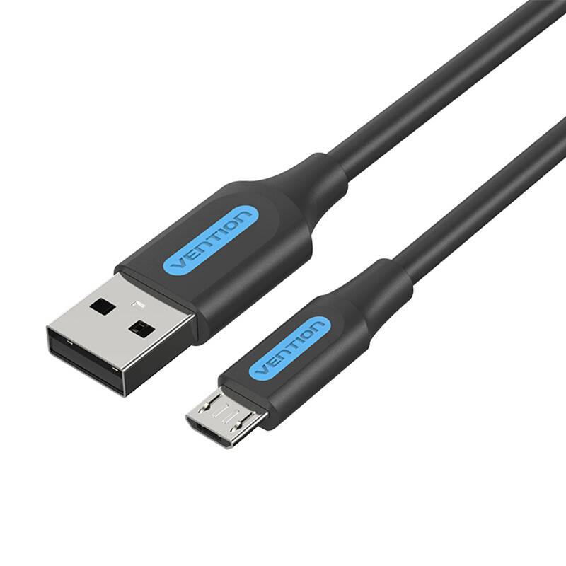 USB 2.0 A na Micro-B 3A kabel 3m Vention COLBI crni