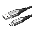 USB 2.0 A na Micro-B 3A kabel 3m Vention COAHI sivi