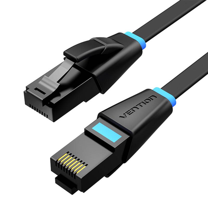 Plosnati UTP mrežni kabel kategorije 6 Vention IBJBI 3m crni