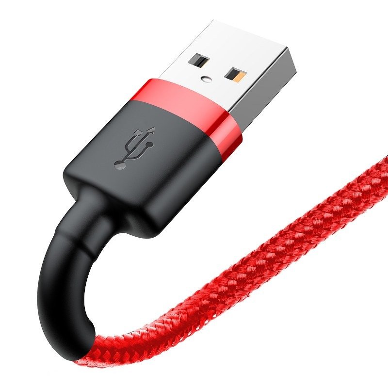 Baseus Cafule USB Lightning kabel 2.4A 1m (crni + crveni)