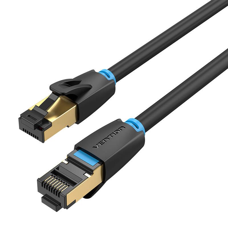 Kategorija 8 SFTP mrežni kabel Vention IKABF 1m crni