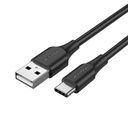 USB 2.0 A na USB-C 3A kabel 0,25 m Vention CTHBC crni