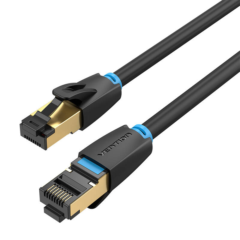 Kategorija 8 SFTP mrežni kabel Vention IKABI 3m crni