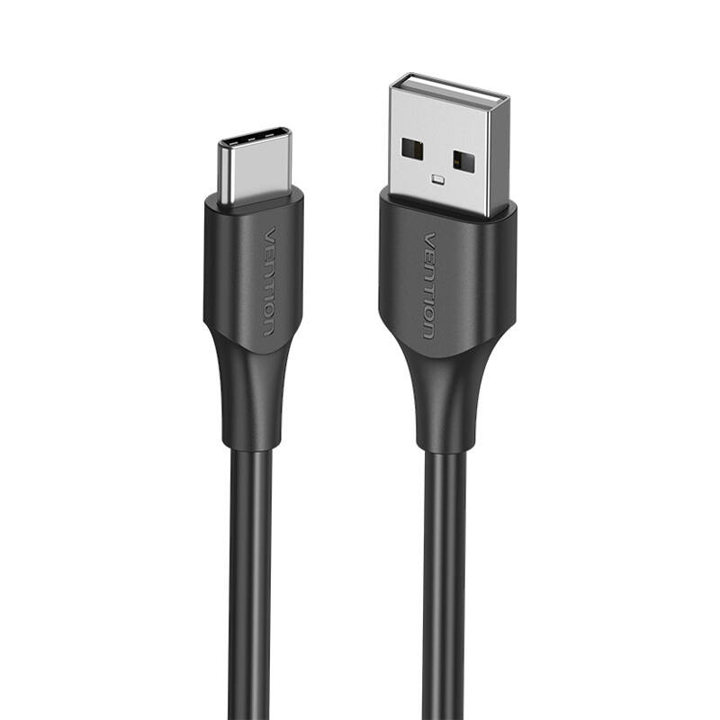 USB 2.0 A na USB-C 3A kabel 0,5 m Vention CTHBD crni