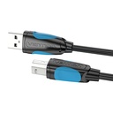 USB 2.0 A na USB-B kabel pisača Vention VAS-A16-B100 1m crni