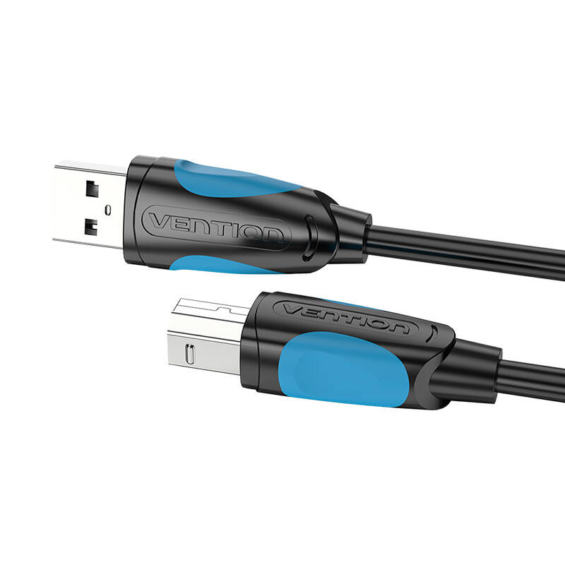 USB 2.0 A muški na USB-B muški kabel pisača Vention VAS-A16-B150 1,5 m crni PVC