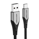 USB 2.0 A na USB-C 3A kabel Vention CODHG 1,5 m sivi