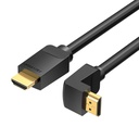 Kabel HDMI Vention AAQBG 1,5m Angle 270° (crni)