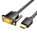 HDMI na DVI kabel 1m Vention ABFBF (crni)