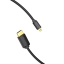 HDMI-D muški na HDMI-A muški 4K HD kabel 1m Vention AGIBF (crni)