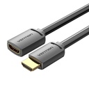 HDMI-A muški na HDMI-A ženski 4K HD PVC kabel 2m Vention AHCBH (crni)