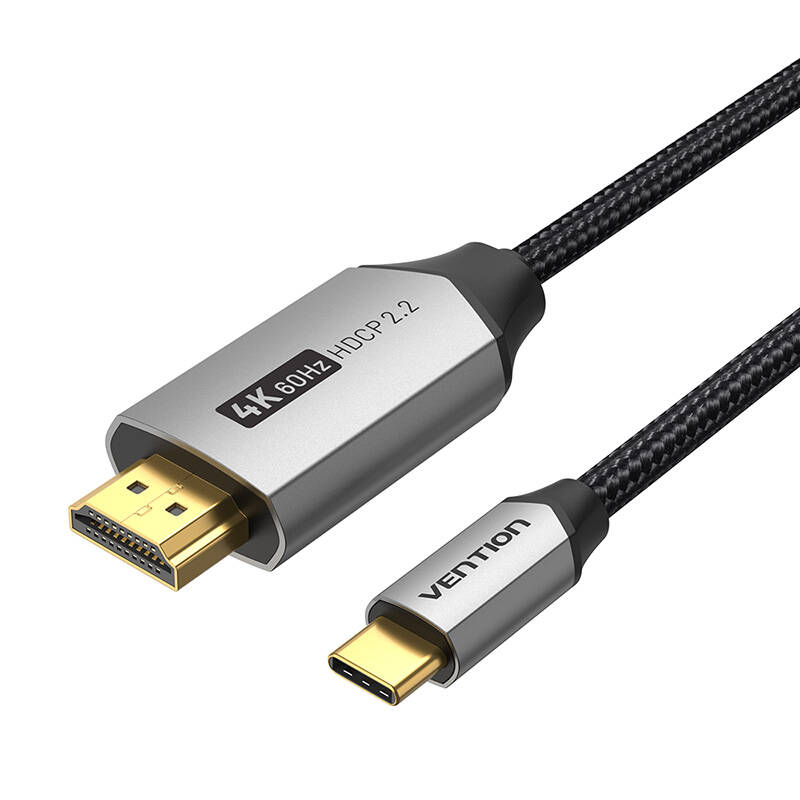 USB-C na HDMI kabel 1m Vention CRBBF (crni)