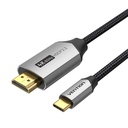 USB-C na HDMI kabel 1,5 m Vention CRBBG (crni)