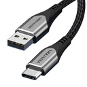 USB 2.0 A na USB-C 3A kabel Vention CODHH 2m sivi