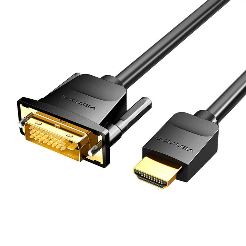 HDMI na DVI kabel 1,5 m Vention ABFBG (crni)