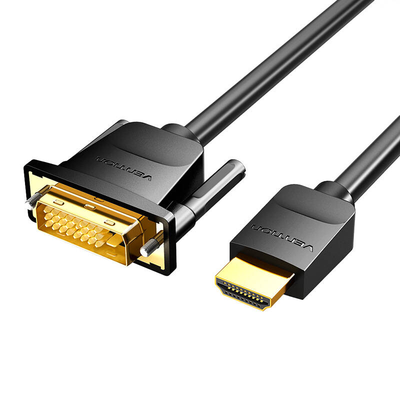 HDMI na DVI kabel 5m Vention ABFBJ (crni)