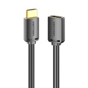 HDMI muški na HDMI ženski 4K HD 0,5 m Vention AHCBD (crni)