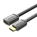 HDMI muški na HDMI ženski 4K HD 0,5 m Vention AHCBD (crni)