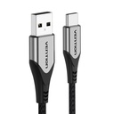 USB 2.0 A na USB-C 3A kabel Vention CODHI 3m sivi