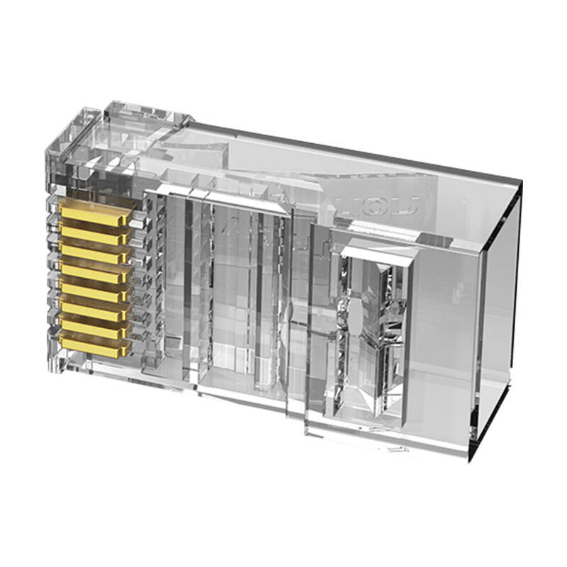 Modularni RJ45 Cat.6 UTP konektor Vention IDDR0-100 Transparent 100 kom.