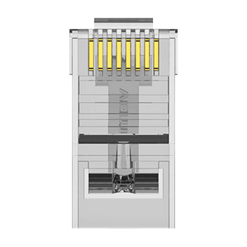 Modularni RJ45 Cat.6 UTP konektor Vention IDDR0-100 Transparent 100 kom.