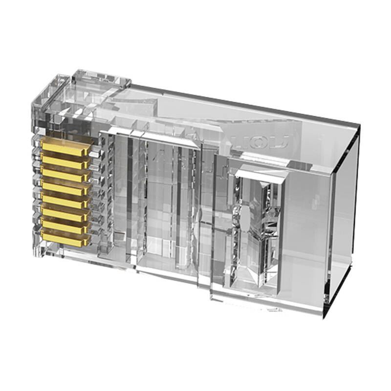 Modularni RJ45 Cat.6 UTP konektor Vention IDDR0-50 Transparent Pakiranje od 50