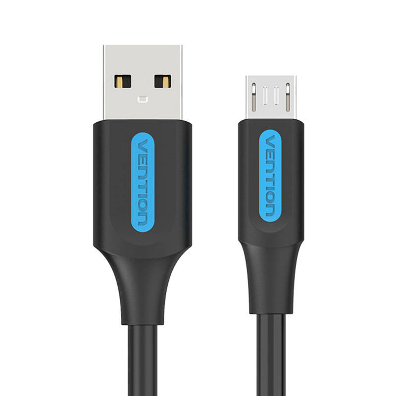 USB 2.0 A na Micro-B 3A kabel 0,25 m Vention COLBC crni