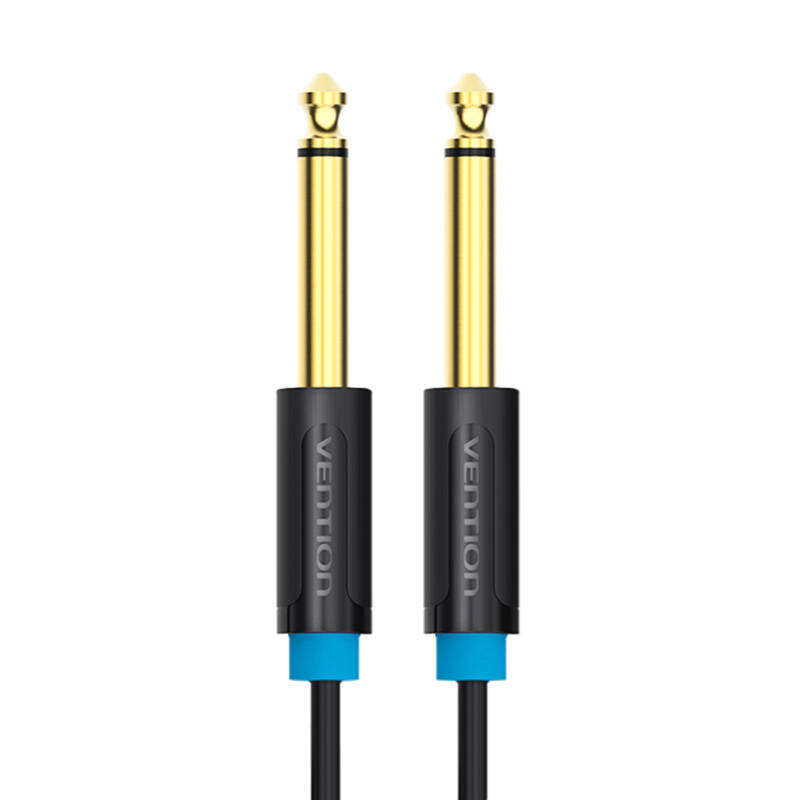 6,35 mm TS muški audio kabel 3 m Vention BAABI (crni)