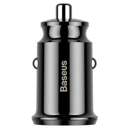 Baseus Grain auto punjač 2x USB 5V 3.1A (crni)