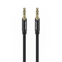 3,5 mm audio kabel 0,5 m Vention BAWBD crni