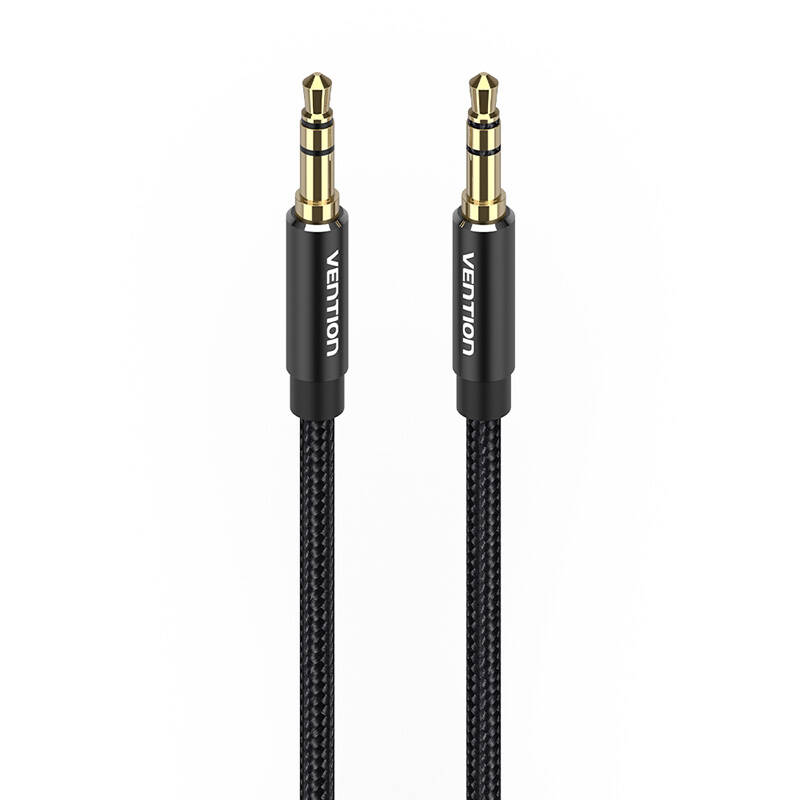 3,5 mm audio kabel 1 m Vention BAWBF crni