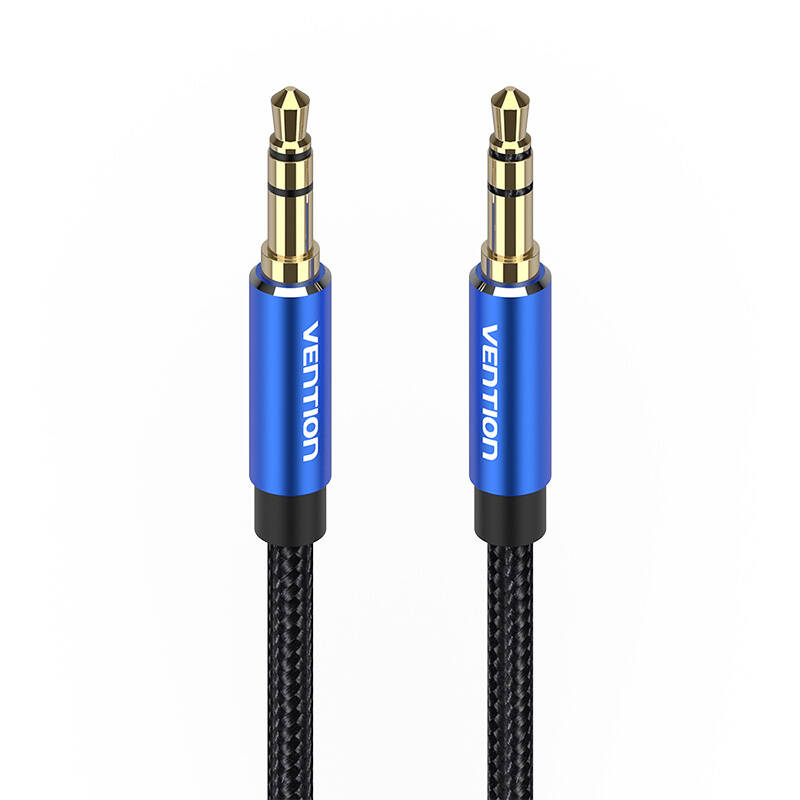 3,5 mm audio kabel 0,5 m Vention BAWLD crni