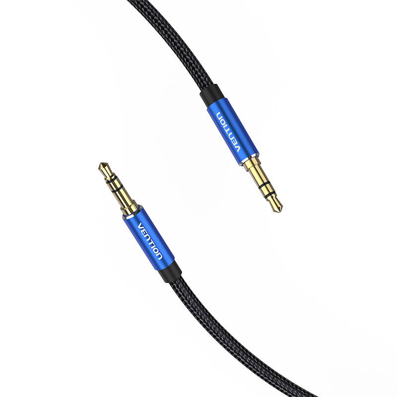 3,5 mm audio kabel 1 m Vention BAWLF crni