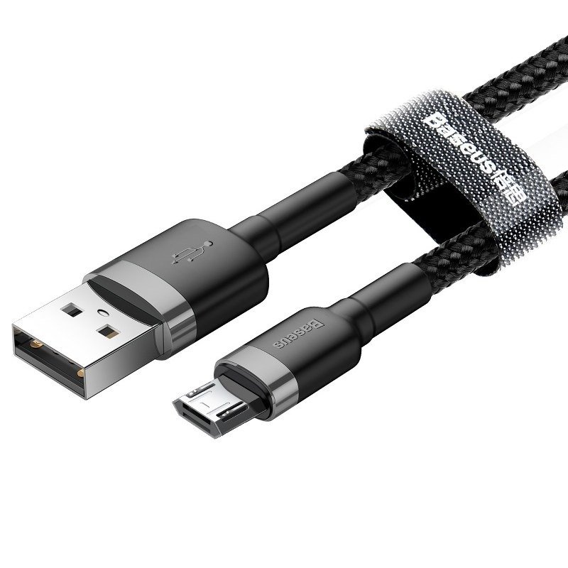 Baseus Cafule Micro USB kabel 2.4A 0,5m (sivo + crno)