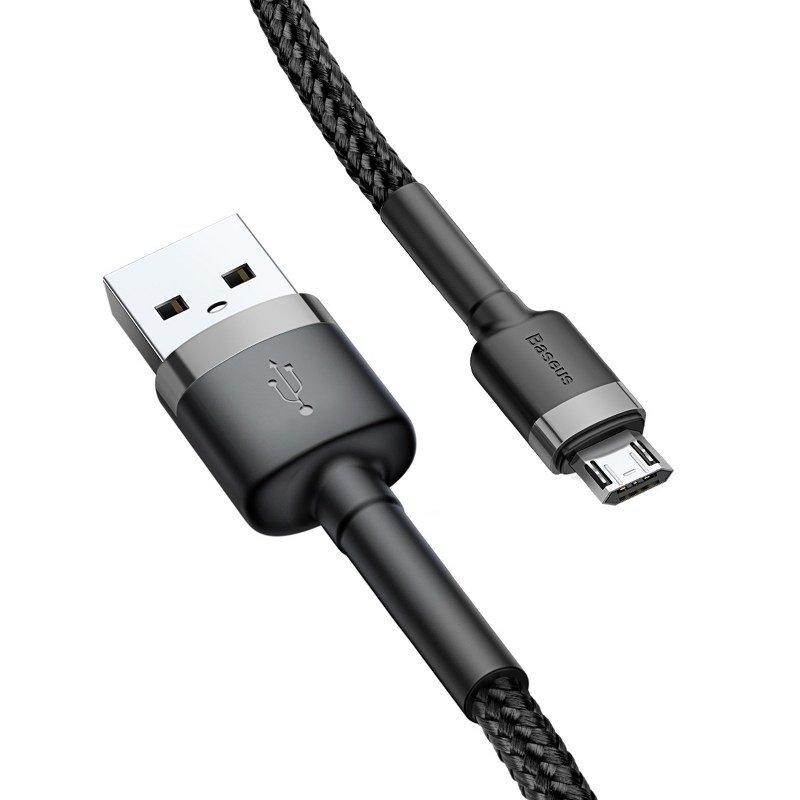 Baseus Cafule Micro USB kabel 2.4A 0,5m (sivo + crno)