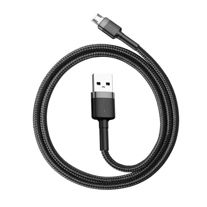 Baseus Cafule Micro USB kabel 2.4A 0,5m (sivo + crno)