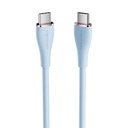 USB-C 2.0 na USB-C 5A kabel Vention TAWSG 1,5 m svijetloplavi silikon