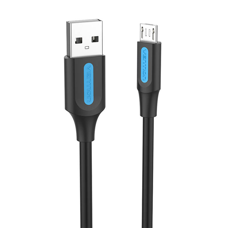 USB 2.0 A na Micro-B 3A kabel 0,5m Vention COLBD crni