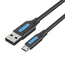 USB 2.0 A na Micro-B 3A kabel 0,5m Vention COLBD crni