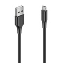 USB 2.0 A muški na Micro-B muški 2A kabel Vention CTIBC 0,25 m crni