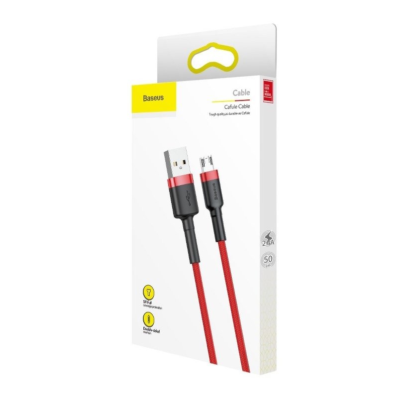 Baseus Cafule Micro USB kabel 2.4A 1m (crveni)