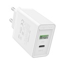 USB(A+C) zidni punjač Vention FBBW0-EU (18W/20W) bijeli