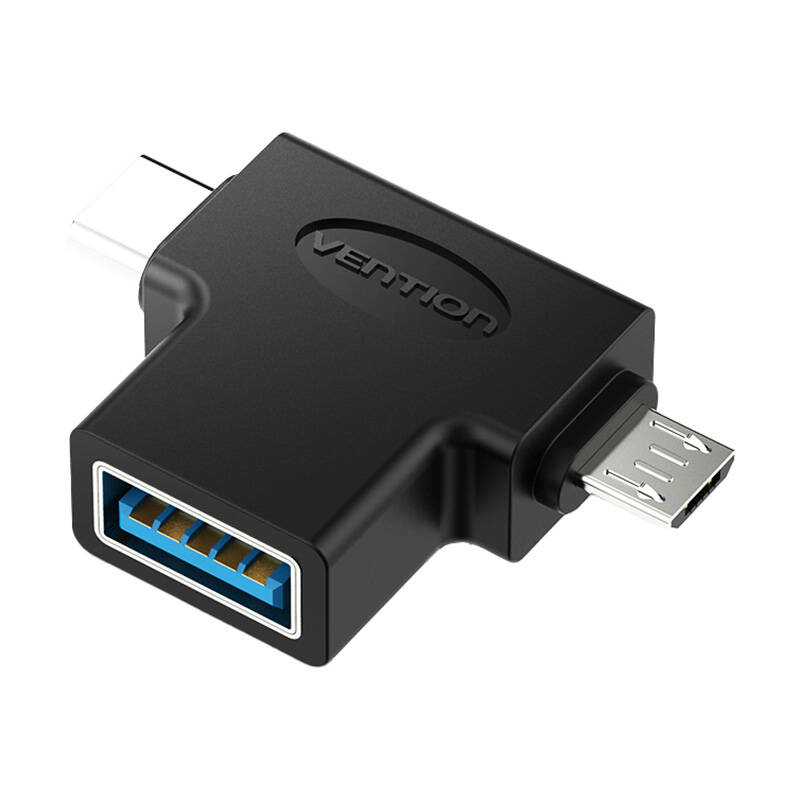 USB na USB-C i mikro USB OTG adapter Vention CDIB0