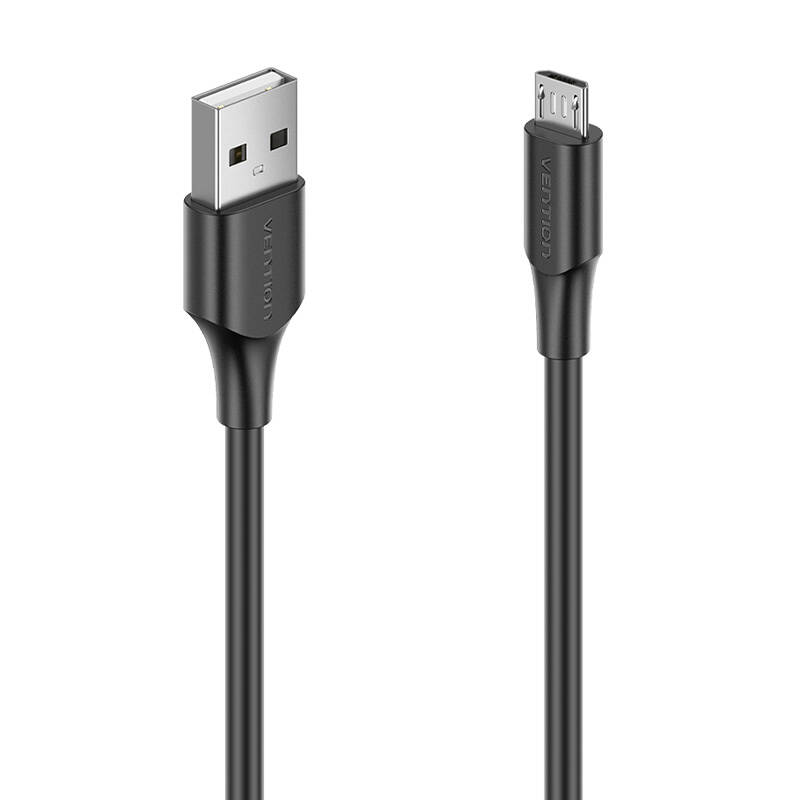 USB 2.0 muški na Micro-B muški 2A 1m Vention CTIBF (crni)