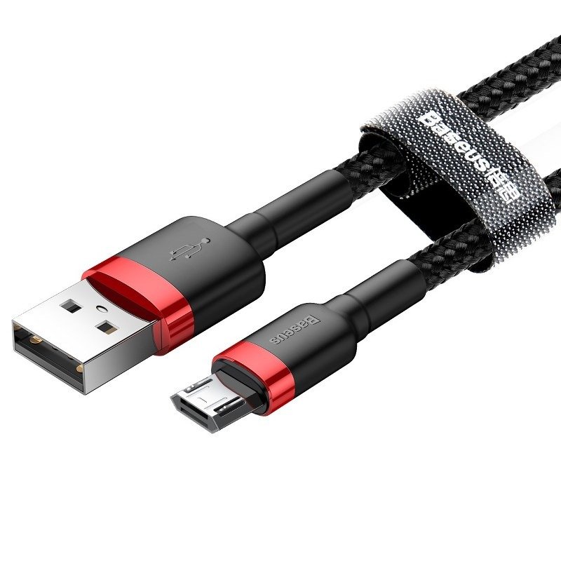 Baseus Cafule Micro USB kabel 2.4A 1m (crveni+crni)