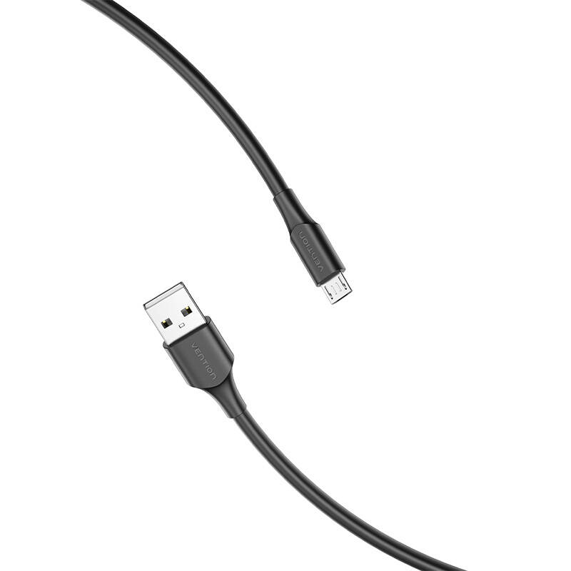 USB 2.0 muški na Micro-B muški 2A 2m Vention CTIBH (crni)