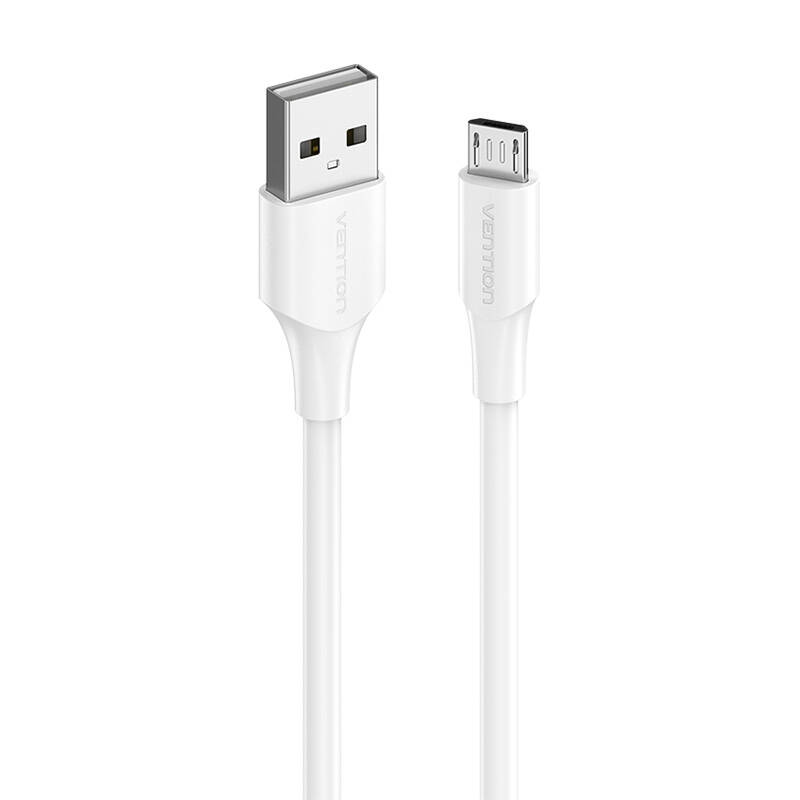 USB 2.0 muški na Micro-B muški 2A 2m Vention CTIWH (bijeli)